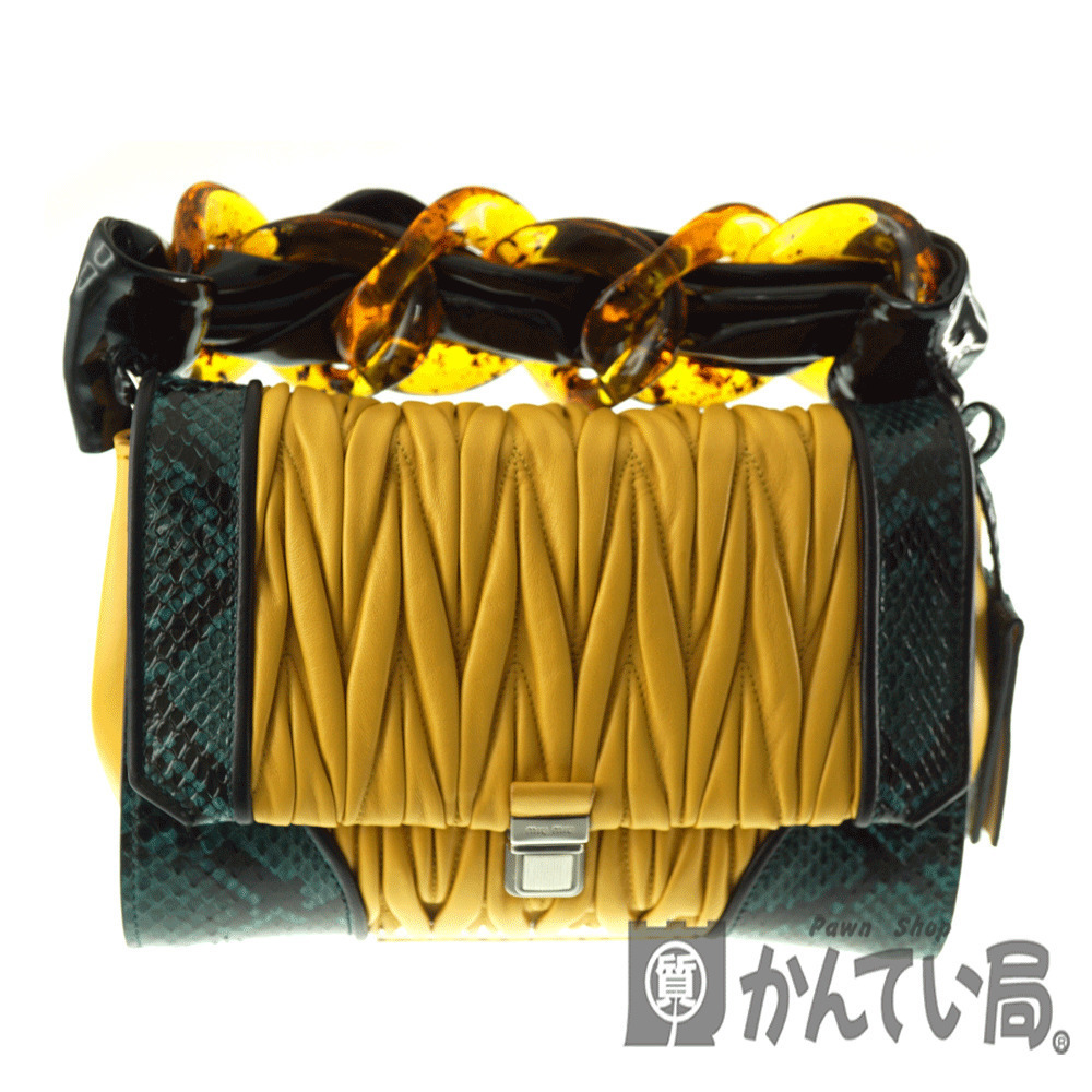 Miu Miu Bag Handbag Shoulder Leather